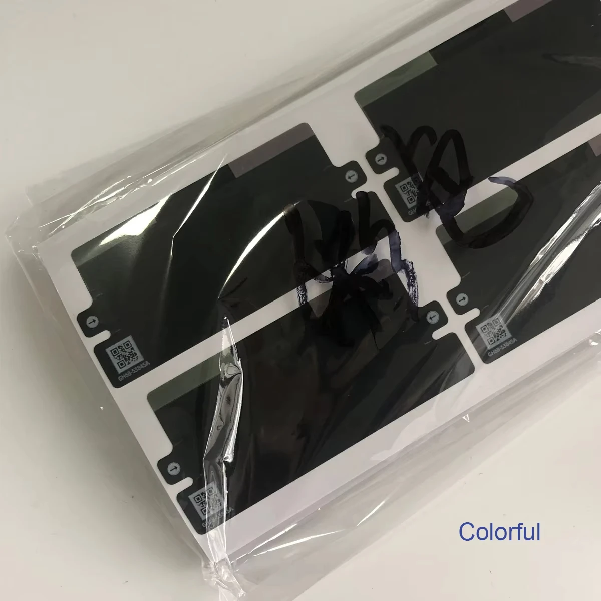 50 Pairs Phone Box Packaging Sealing Film Stickers for Samsung Galaxy S25 S24 S23 Ultra Wrap Plastic Seal Factory Label Stickers