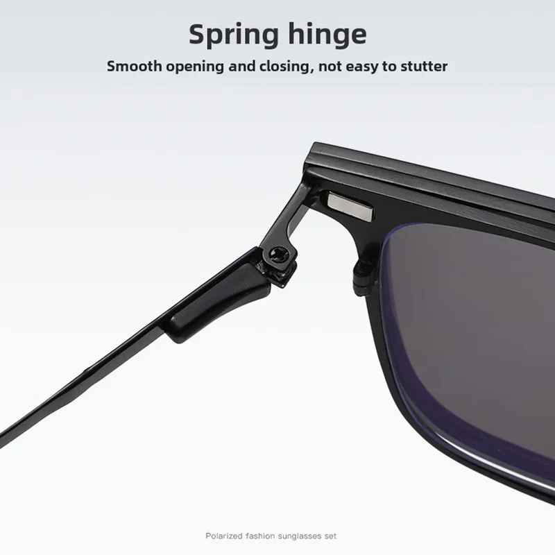 Metal 3 en 1 nuevo estilo imán Clip en gafas marco tendencia gafas de sol polarizadas para hombres 2022 gafas ópticas de ordenador UV400