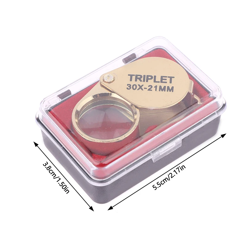 30X Handheld Jeweler's Loupe - Precision Diamond & Gem Magnifier, Uncharged, Pocket-Sized For Professionals And Collectors