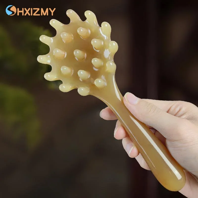 

Resin Long Handle Massage Comb Head Scalp Meridian Comb Wash Hair Comb Body Meridian Massage Comb Acupoint Massage Tool