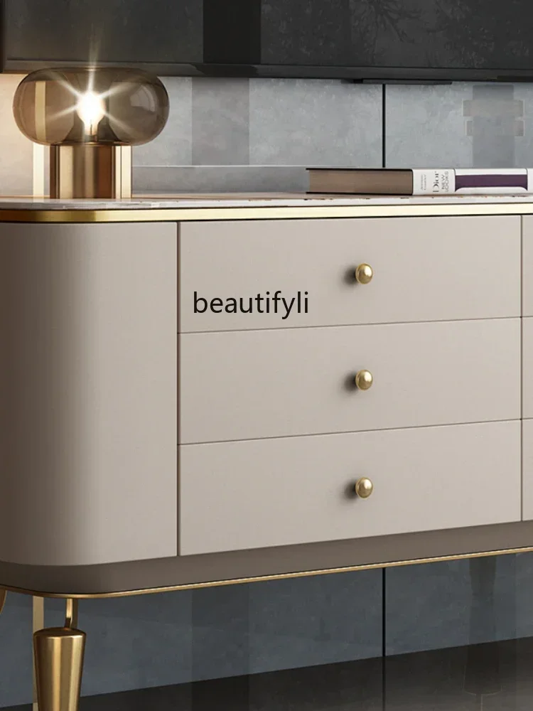 

xz1CXH ящики Входной шкаф Буфет Высокие ножки Простой современный большой и маленький квартирный шкаф для хранения с широким краем