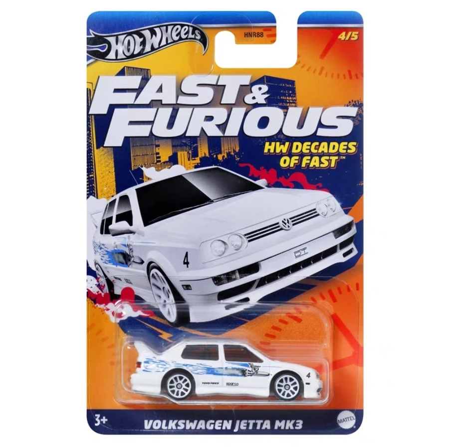 Hot Wheels 1:64 Cars Fast & Furious HNR88-E VOLKSWAGEN JETTA MK3 67 EL CAMINO Set Vehicle Toys Boys Collection Gift