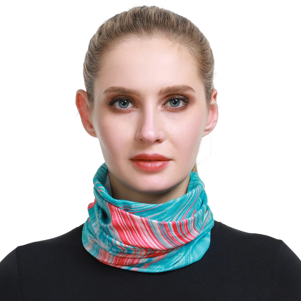 

1951-2000 Outdoor Scarf Ring Sun Protection Seamless Tubular Riding Camping Magic Bandanas Tube Scarf Men Women Headband Hijab