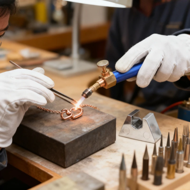 

Professional Hydrogen Oxygen Jewelry Torch Gold Silver Welding Kit with for Goldsmith Bench Metal Casting Soldering Repair Tool