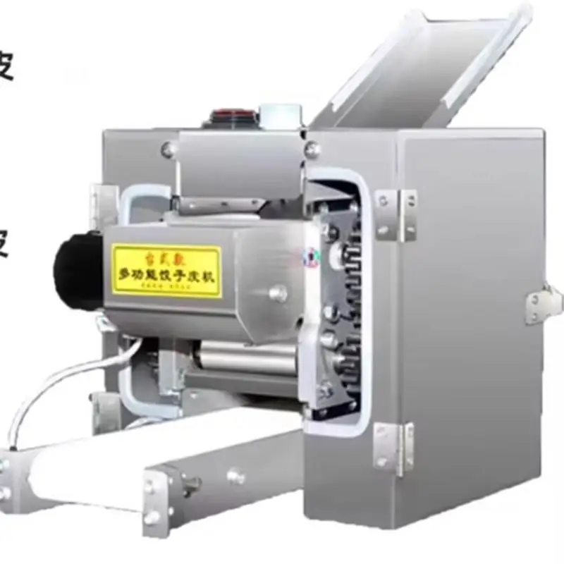 

Stainless Steel Automatic Dough Sheeter Machine Electric Dumpling Skin Noodle Cutter Maker Machine