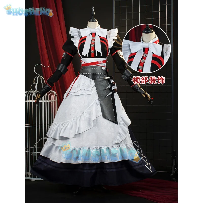 

Alexandrina Sebastiane Rina Cosplay Costume Dress Zenless Zone Zero Maid Uniform Victoria Housekeeping Halloween Party Women