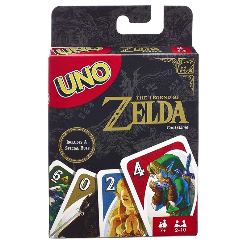 Mattel Games UNO Jurassic Park! Card Game Multiplayer UNO Card Game Family Party Games Toys Kids Toy Playing Cards