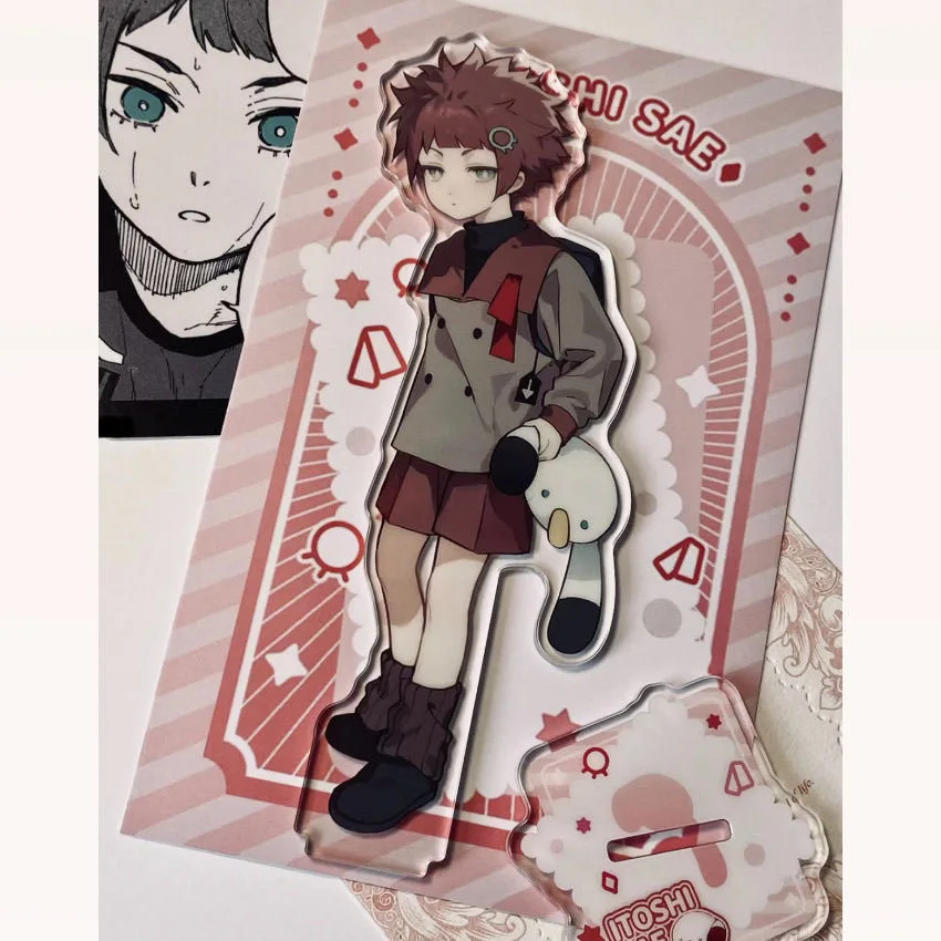 이토시 린과 나기 하이 뷰티 플라크의 뉴 애니메이션 주변 코스프레 블루 락 프리즌 아크릴 데스크탑 장식품