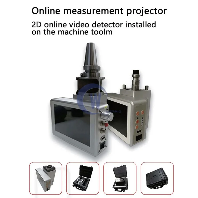 Micron-scale online measurement projector electrode correction EDM microscope 100-150 times detection interface ER/3R/Bt30/Bt40