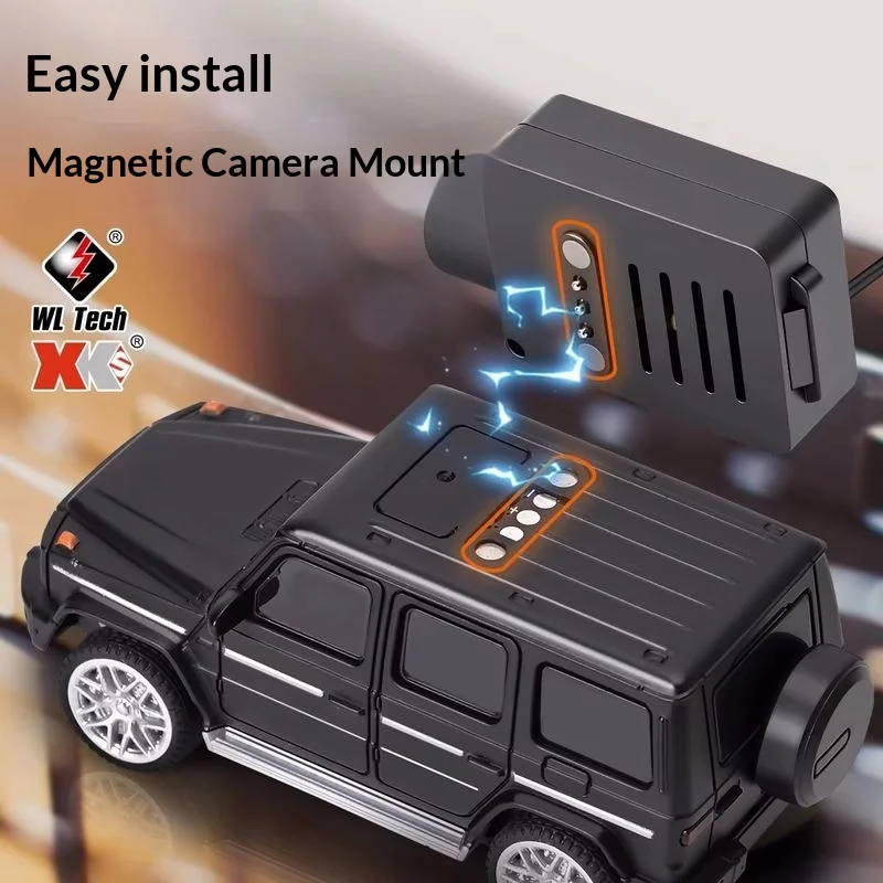 รถบังคับวิทยุ WL toys 6401 ขนาด 1/64 พร้อมกล้อง FPV ความละเอียด 720P ระบบ Gyroscope ควบคุมผ่านแอพ Wifi และ VR ความเร็ว 3 ระดับ ของเล่นรถแข่งสำหรับเด็กและผู้ใหญ่