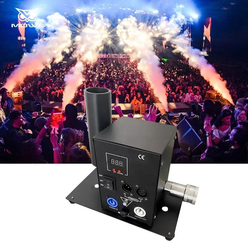 MOWL Stage Effect Co2 Jet Smoke Machine Cryo Co2 Jet Machine for Events DJ Disco Nightclub Bar