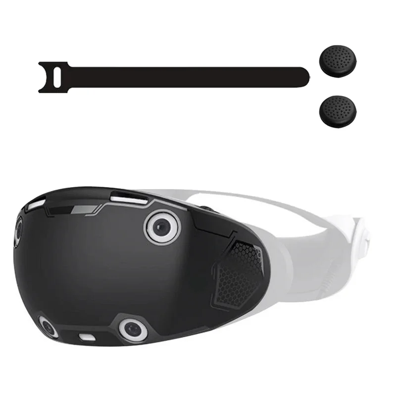 ABGI-Soft VR Silicone Protective Case Cover For PS VR2 Accessories Helmet Protective Lens Skin For PS VR 2 Glasses