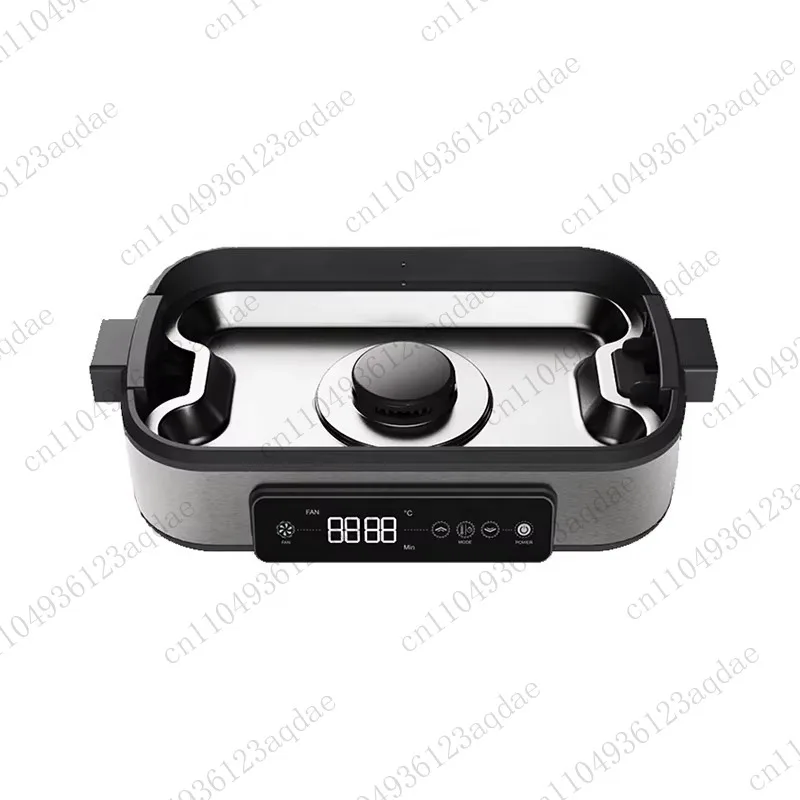 Electric Grill Space-saving touch controls with LED display Smoke-free convenience for family dining