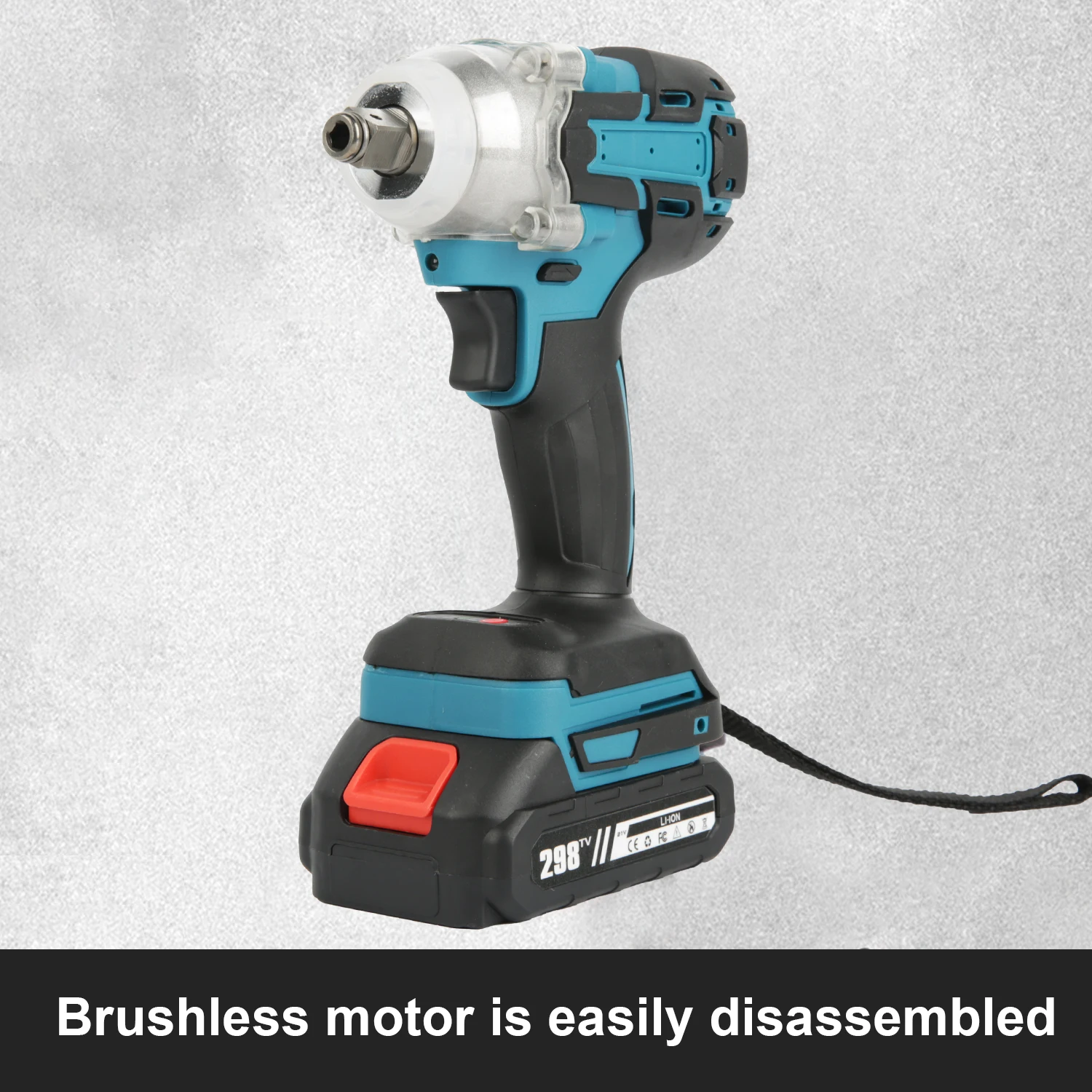 Kit di chiavi a impulsi senza fili e con motore brushless, ad alta resistenza, con sistema di spegnimento automatico e design che favorisce una rapida dissipazione del calore. Chiave elettrica ad alta