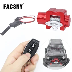 RC Metal Simulated Winch With Controller System Wireless Winch For 1/18 RC Crawler Car Trx4M Defender Bronco Upgrade Part