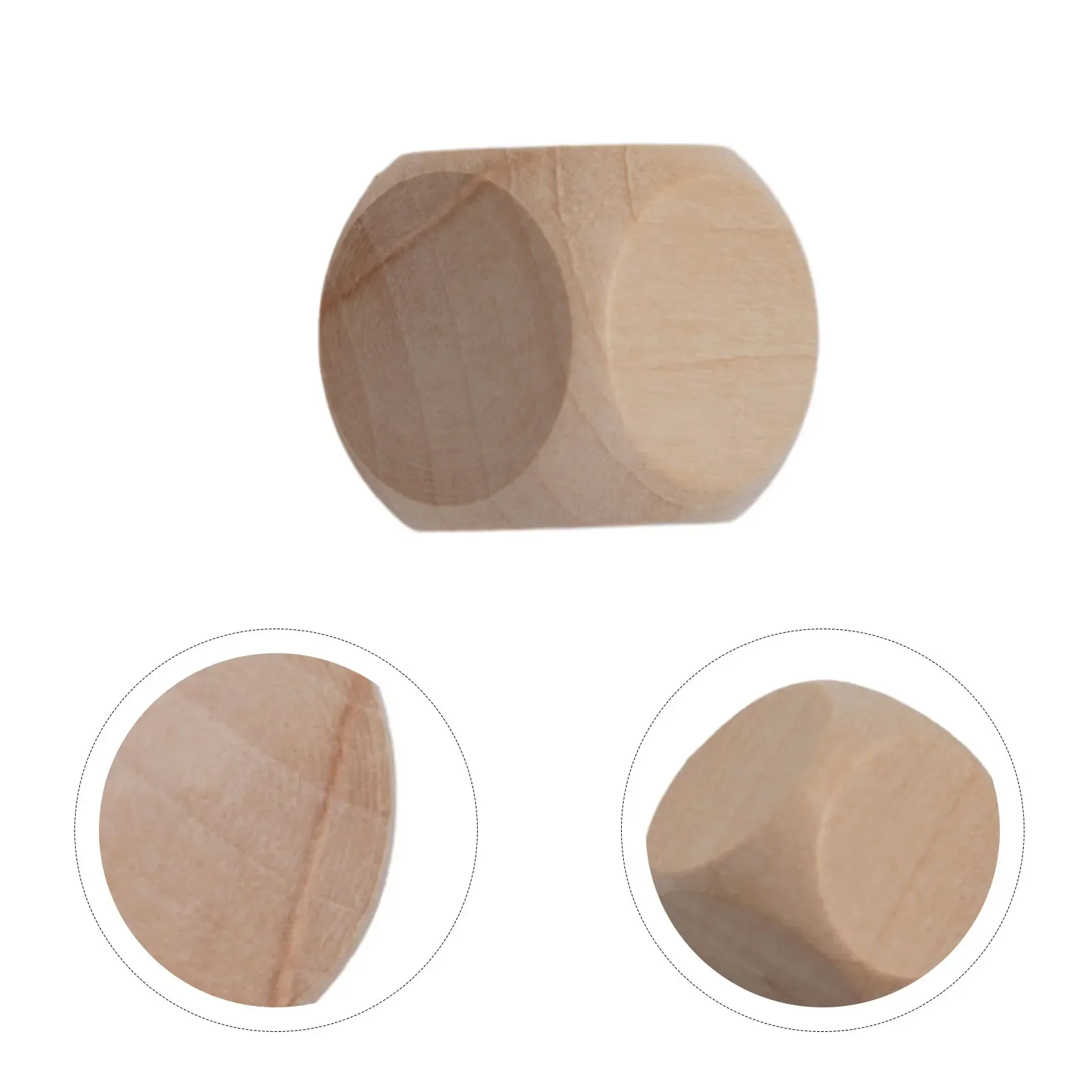 Dice Wooden Dice Various Size Fun For All Ages Unfinished Wood Cubes 10PCS Blank Durable Endless Possibilities