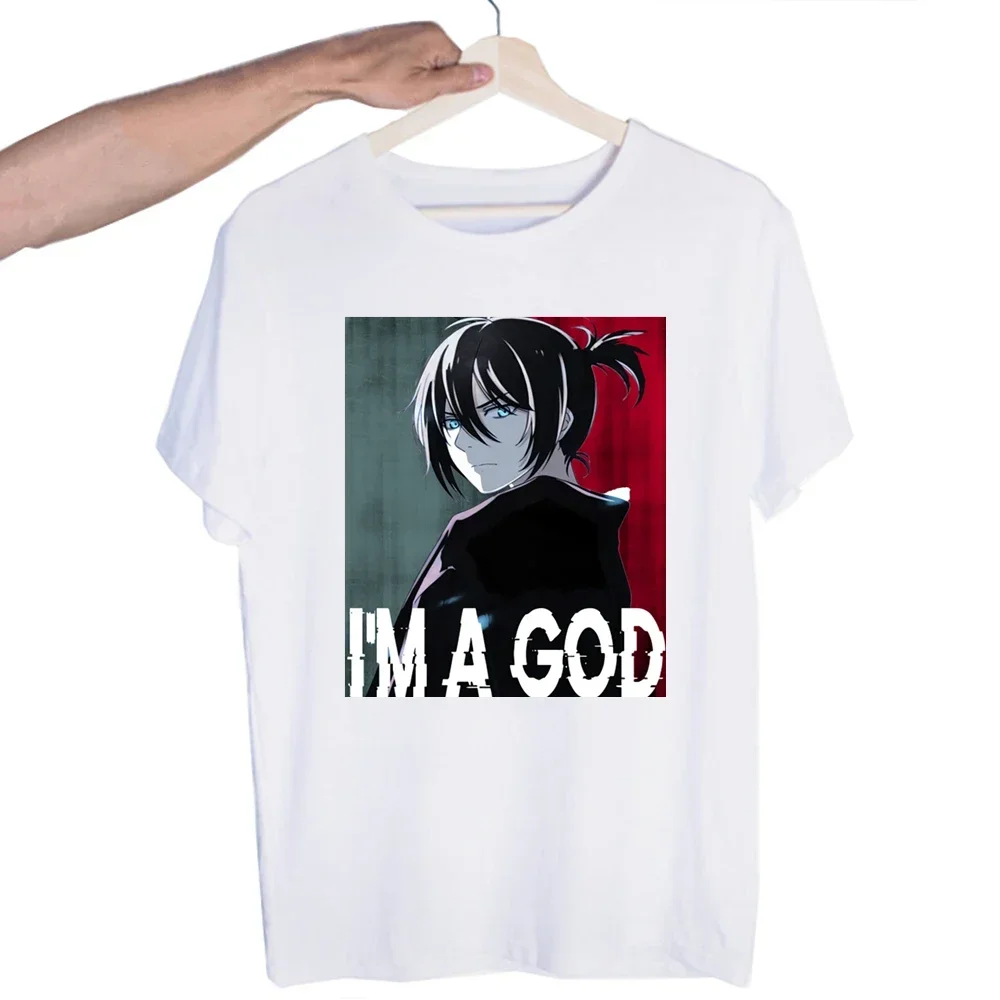 Japanese Anime Noragami Kawaii Stray God YATO Tshirts Men Fashion Summer T-shirts Tshirt Top Tees Streetwear Harajuku Funny