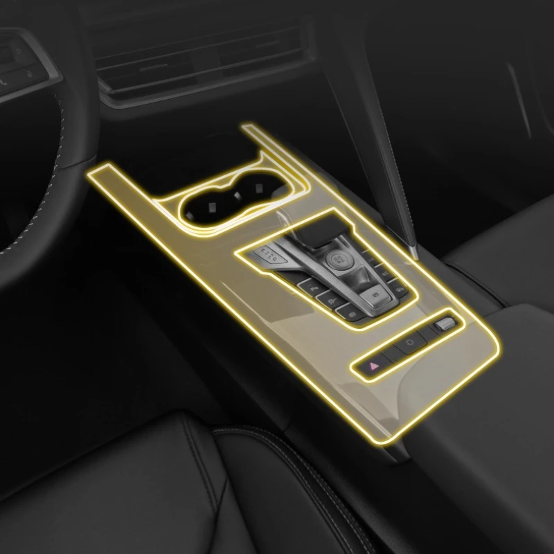 ل BYD سونغ برو 2019-2020 شاشة مخصصة التحكم المركزي ملصق داخلي بولي TPU طبقة رقيقة واقية ملحقات السيارة الداخلية المعدلة
