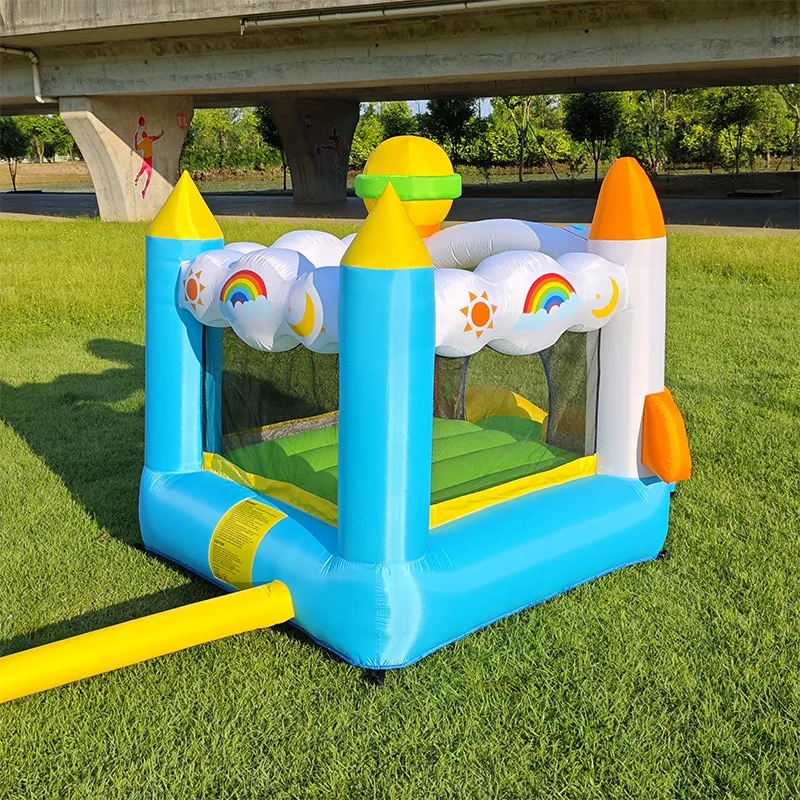 Castillo hinchable Jumping Di Cloud, cama de salto Rocket Planet