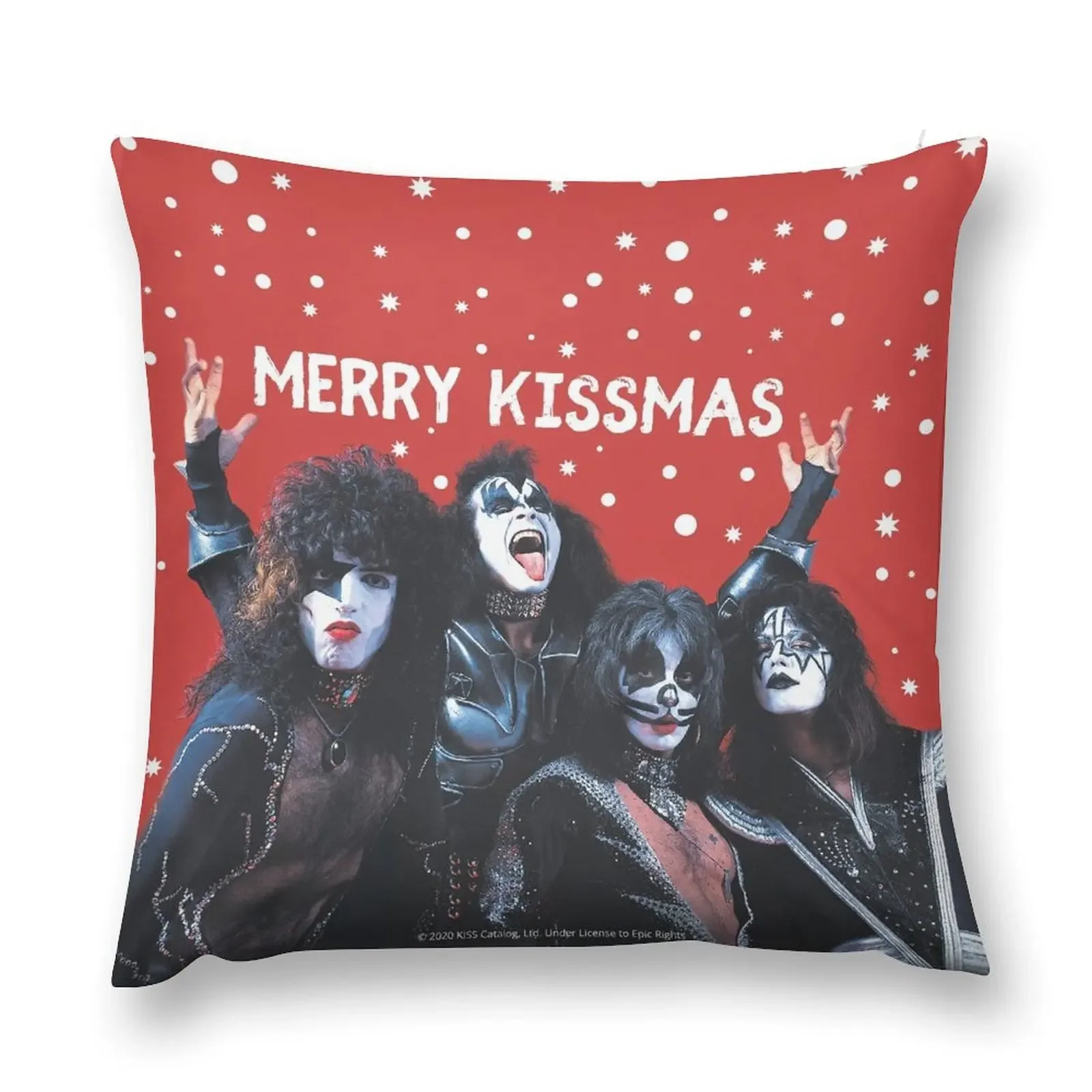 Merry Kissmas! Throw Pillow autumn pillowcase Christmas Covers For Cushions Sofa Pillow Cover Luxury Cushion Cover pillow