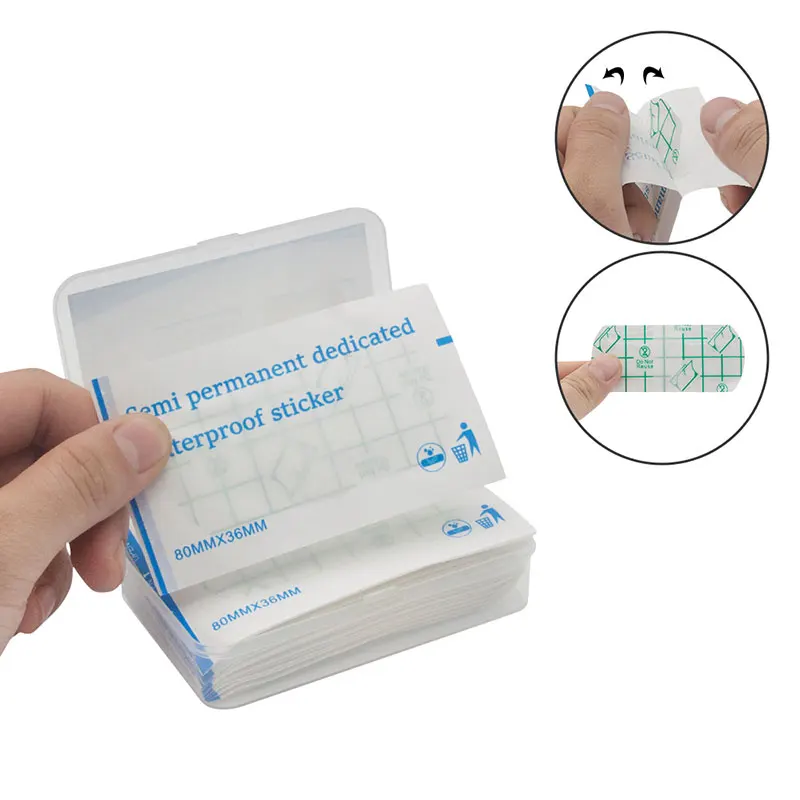 

10Pcs Eyebrow Tattoo Protection Pastes Tattoo Film Wrap Microblading Preservative Cover Waterproof Tattoo Aftercare Paste