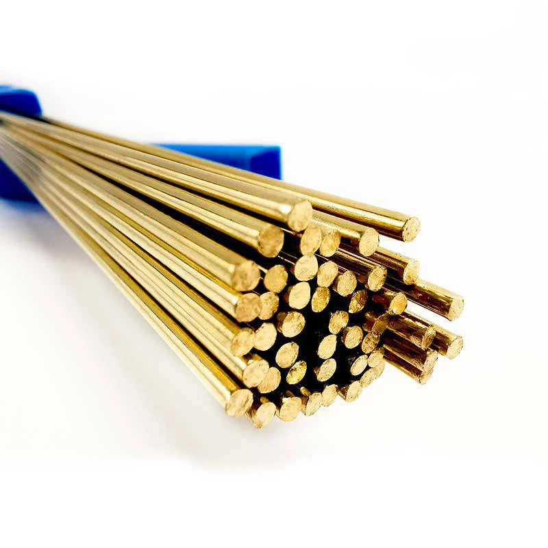 Bare Brass Brazing Wire Welding Rods Low Temperature High Electric Conductivity Welding Electrodes Tig For Refrigeration 0.8 1