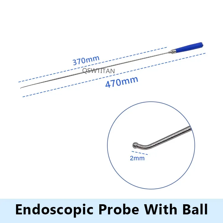 Imagem -05 - Sonda Endoscópica com Bola Sonda Elevadores Instrumentos Cirúrgicos