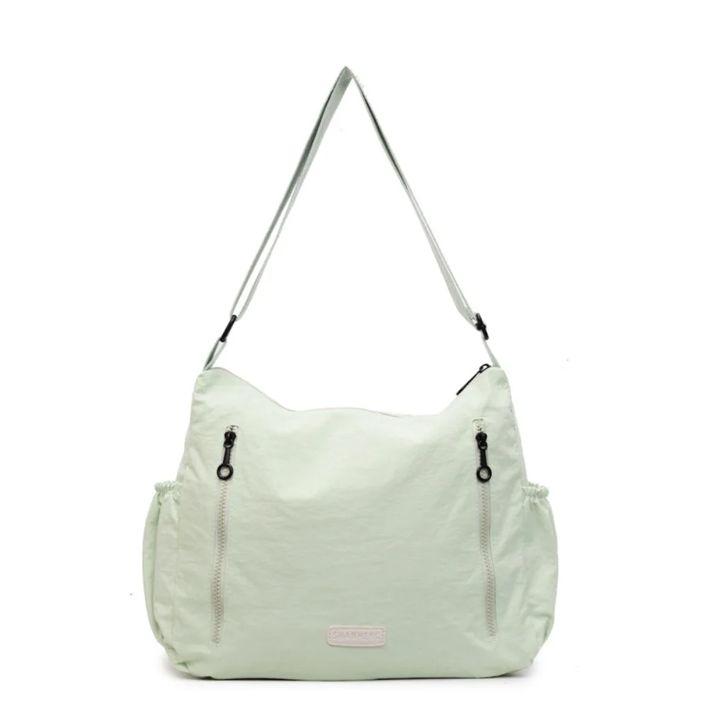 

Large Capacity Nylon Messenger Bag Korean Style Casual Square Crossbody Bag Solid Color Tote Single Shoulder Bag Students
