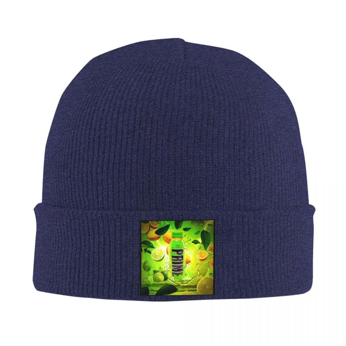 Prime Hydration Lemon Lime Warm Knitted Cap Hip Hop Bonnet Hat Autumn Winter Outdoor Beanies Hats for Men Women Adult