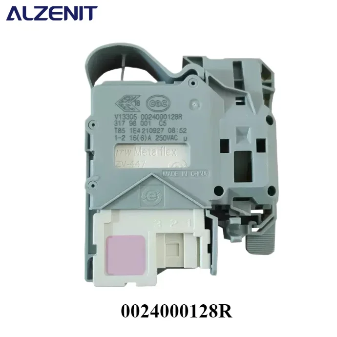 New Door Lock ZV-447 For Haier Washing Machine Electronic Delay Switch 0024000128R 250VAC Washer Parts