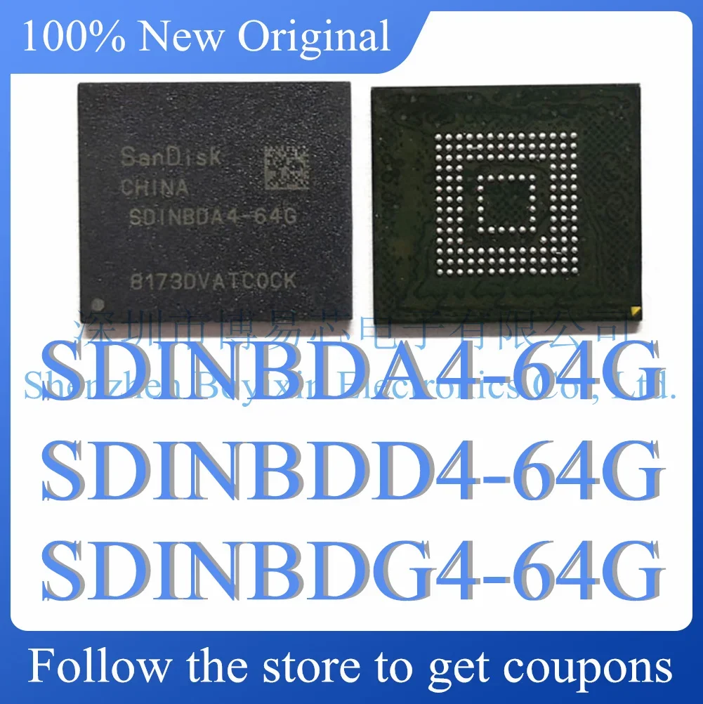 

NEW SDINBDA4-64G SDINBDG4-64G SDINBDD4-64G Original Product 64G BGA-153