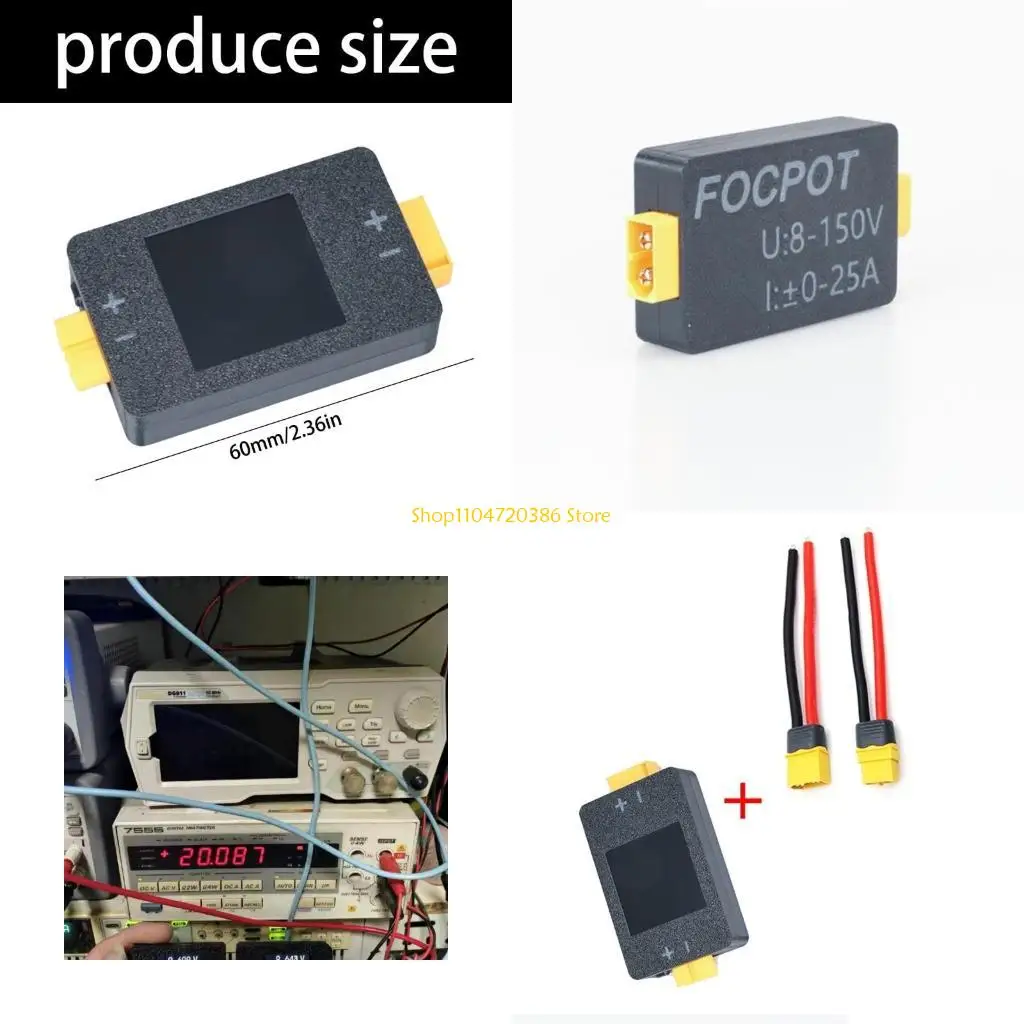

Точный тестер монитора батареи K0EA, измеритель мощности тока напряжения для модели самолета
