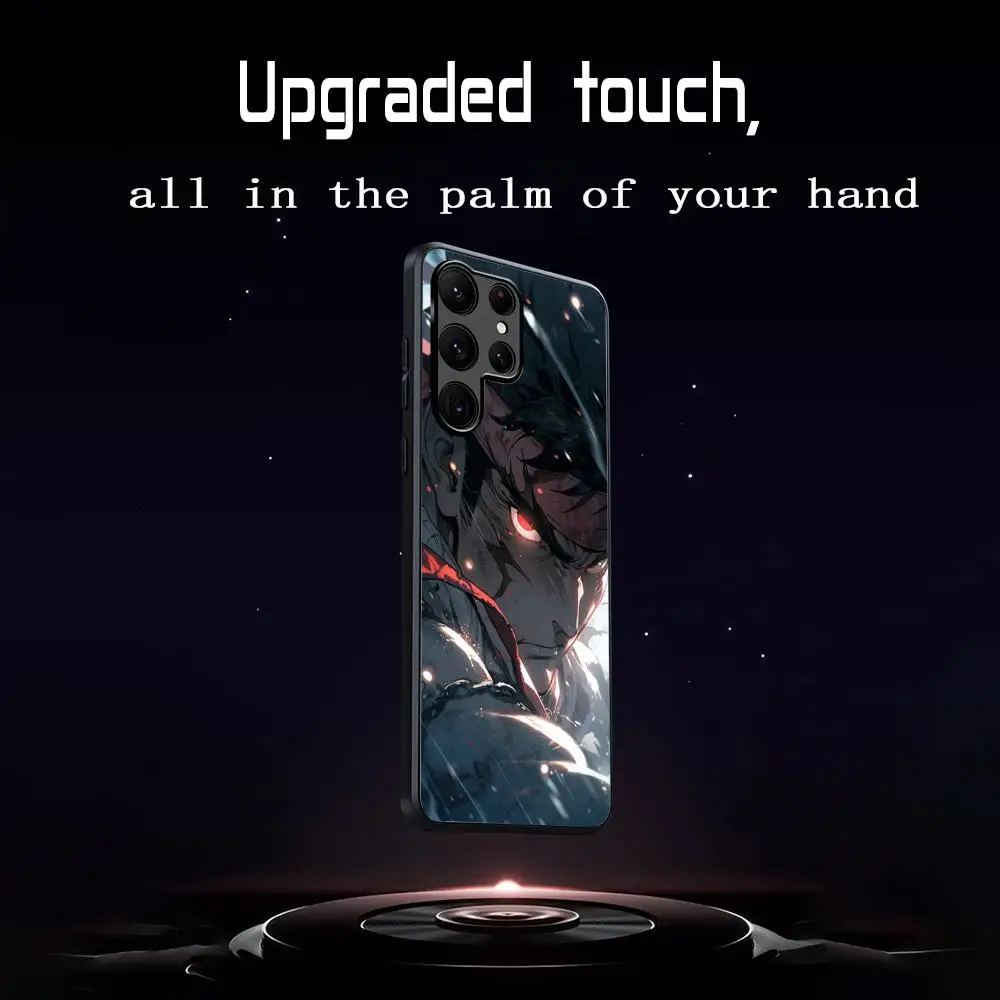 เกมStreet Fighterเคสโทรศัพท์สําหรับSamsung Galaxy S25 S24 S23 S22 S21 S20 Plus Ultra Note20 นุ่มสีดํา