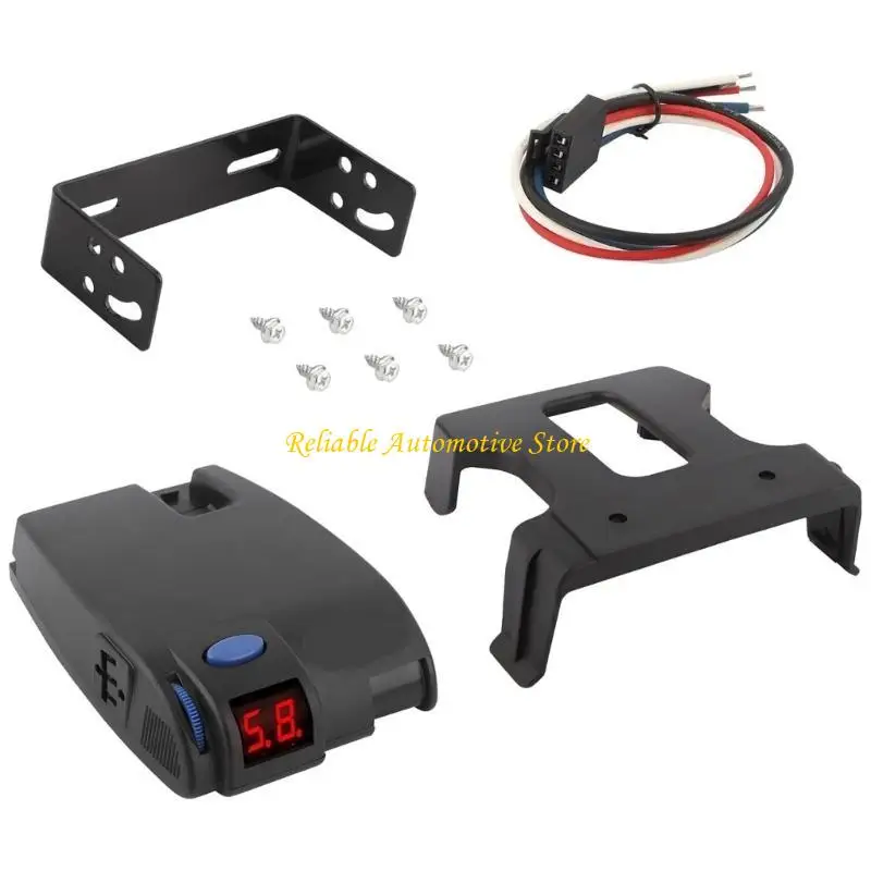 

M68B Proportional Electronic Brake Control for IQ 90160 Trailer Brake Controller LED Digital Display Easy Installation
