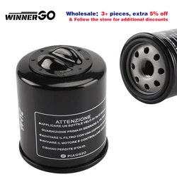 Motorcycle Oil Filter Gas Fuel For Piaggio Vespa LX S ET4 GTS GTV 50 125 150 180 200 250 300 300i Vespa X8 X9 X7