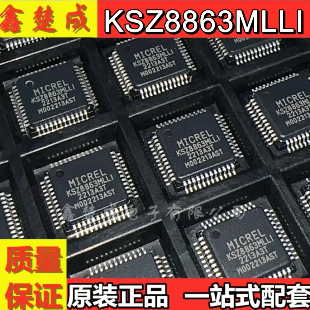 

Новый оригинальный KSZ8863MLLI KSZ8863 Стандартный чип Ethernet IC