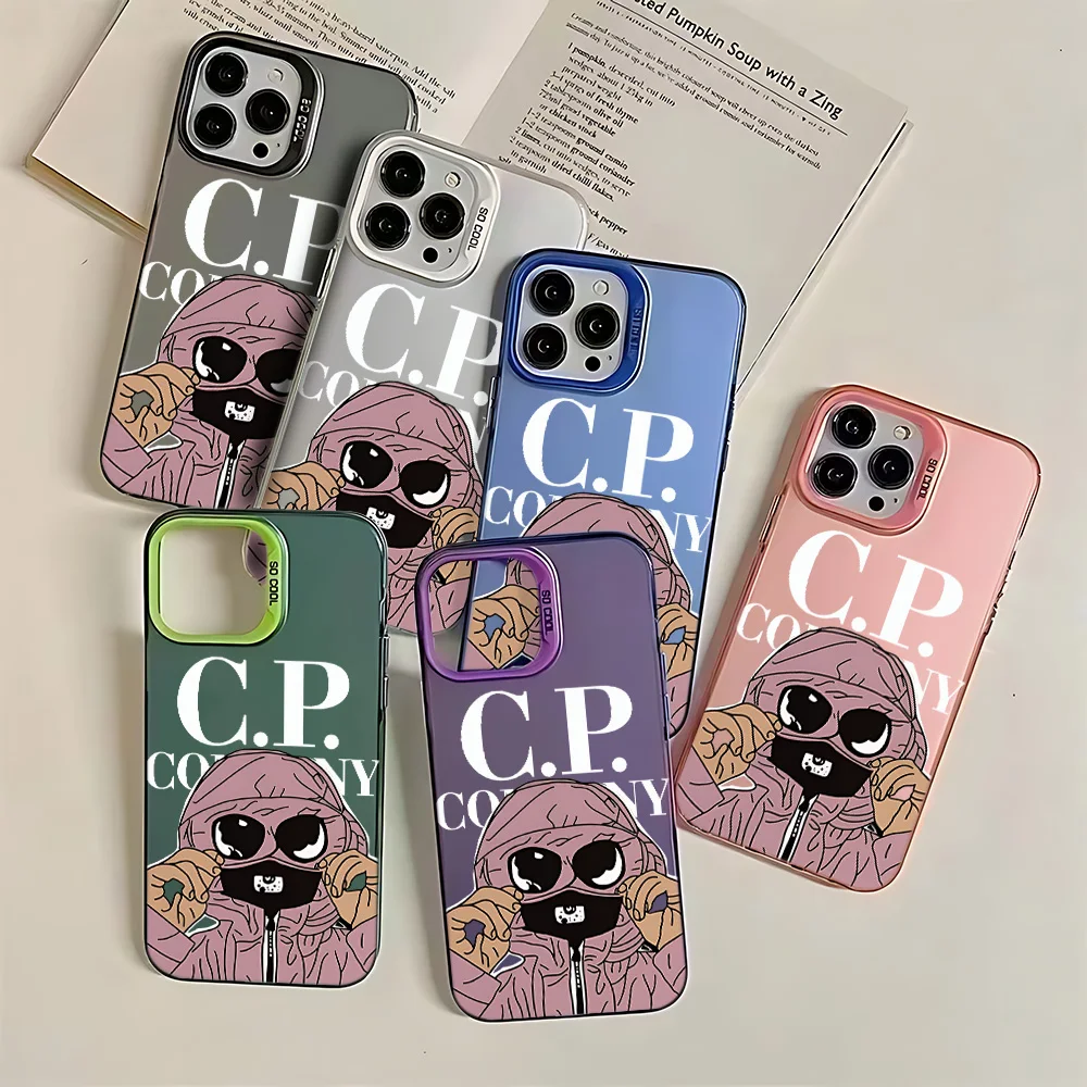 Phone Case CP For iPhone 16 15 14 13 12 11 Pro Max XR 8 7 Plus Fall Matte-Paul Mask-Back Cover