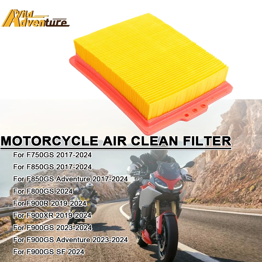 For BMW F900XR/R F900GS ADV 2023-2024 F800GS F750GS F850GS Adventure 2017-2023 2024 Motorcycle Engine Air Filter Intake Element