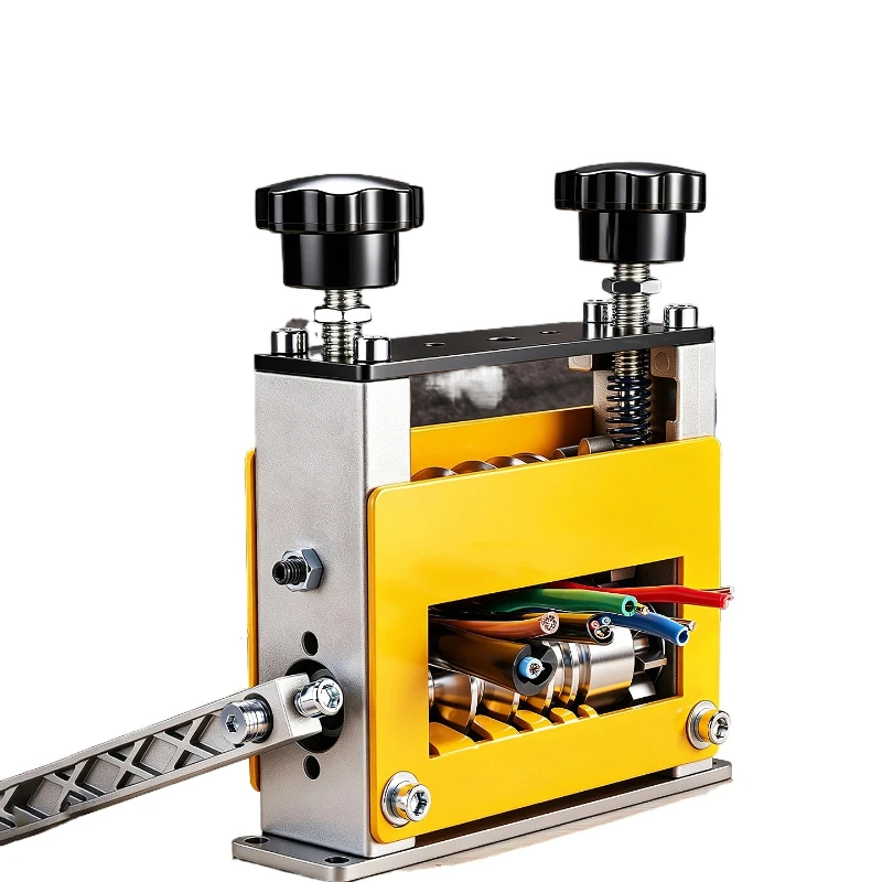 For industrial grade powerful 10-hole wire stripping machine, small electric hand crank, quick wire stripping, waste copper