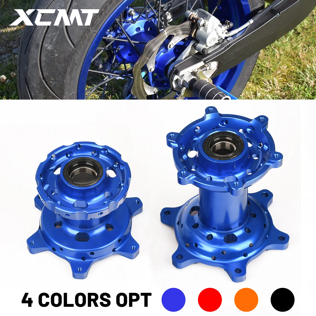 Motorcycle 36 Holes Front Rear Wheel Hub CNC Aluminum Billet For HUSQVARNA TE FE TC FC TX FX KTM SX XC EXC SMR GASGAS MC EC EX