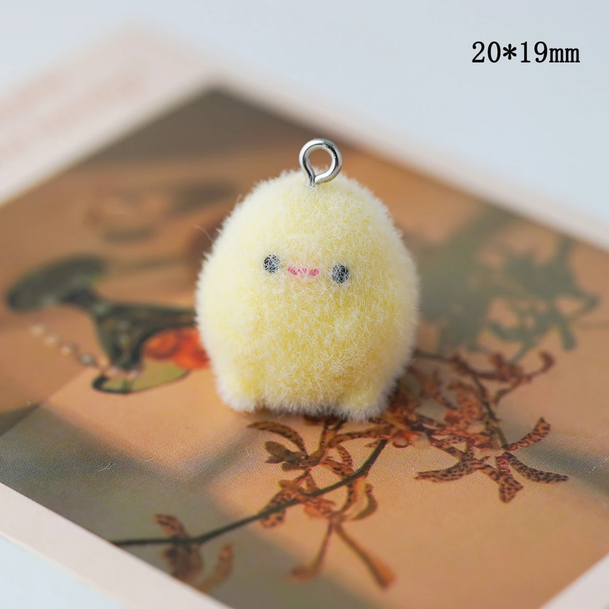20pcs Cute Cartoon Baby potatoes Charms Flocking resin pendant for diy crafts jewelry Earrings and necklaces fittings making
