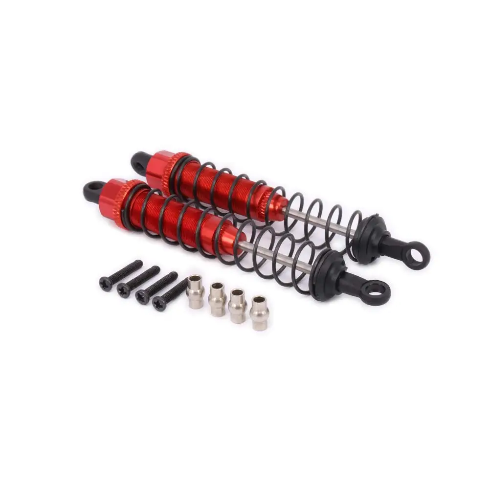 2pcs Aluminum oil filled Style Front/Rear Shock Absorber Damper 0016 0017 1/12 WLtoy 12428 12423 RC Model Car