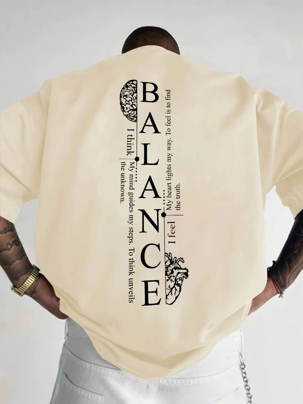 Fashionable New Men's Large Letter Printed Breathable and Comfortable Round Neck T-shirt Summer Outd