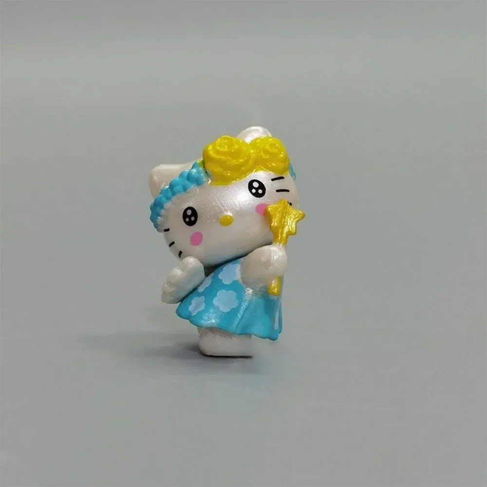 Sanrio Anime Figure Hello Kitty Cartoon Model My Melody Kawaii Doll Japanese Toys Cute Decoration Christmas Children for Gifts