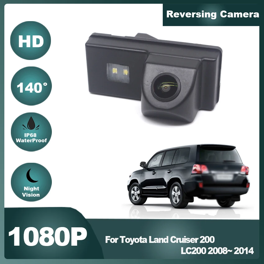 

HD Fisheye 1080P Rear View Camera For Toyota Land Cruiser 200 LC200 2008 2009 2010 2011 2012 2013 2014 Car Backup Monitor