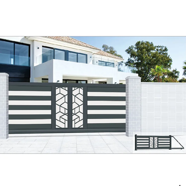 Extra Tall Metal Garden Gate  Security Yard Gate for Privacy High Quality Material Door