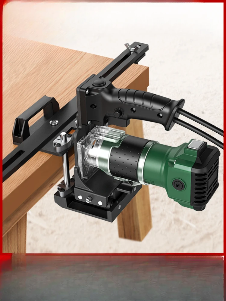 Woodworking Two-in-One Connector Slotting Device Full-Auto Grooving Machine Mold Invisible Fastener Trimmer