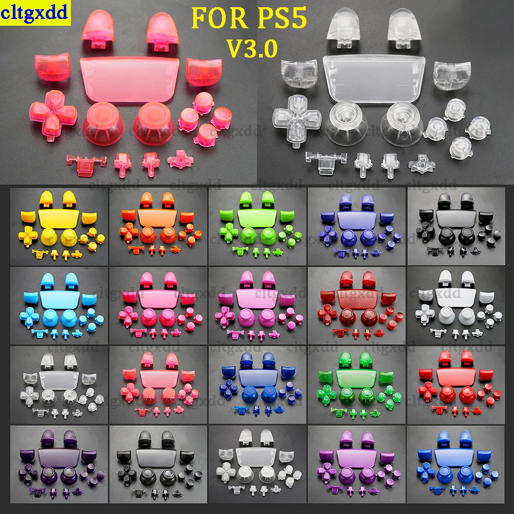 

Cltgxdd 1 set replacement button set FOR PS5 controller V3.0 BDM-030 D-Pad L1 R1 L2 R2 trigger button set replacement