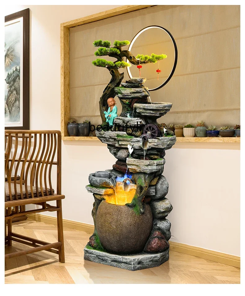 

Large Water Fountain Indoor Decoration Living Room Balcony Landscape Entrance Office Decorations