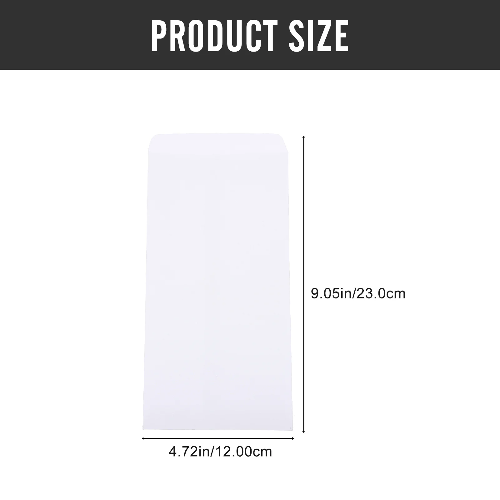 100Pcs Blank Paper Envelopes Cash Envelopes Bills Receipts Organizer Safe Practical Storage Money Storage Bags